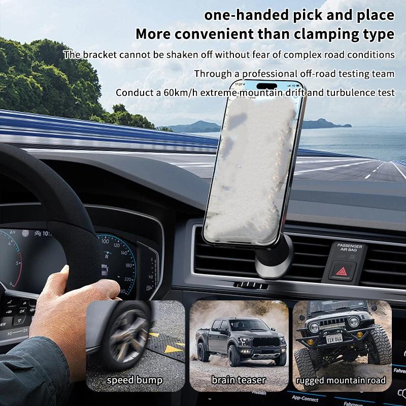 Magnetic Phone Holder For Car Vent - Nouveau support magnétique pour téléphone de