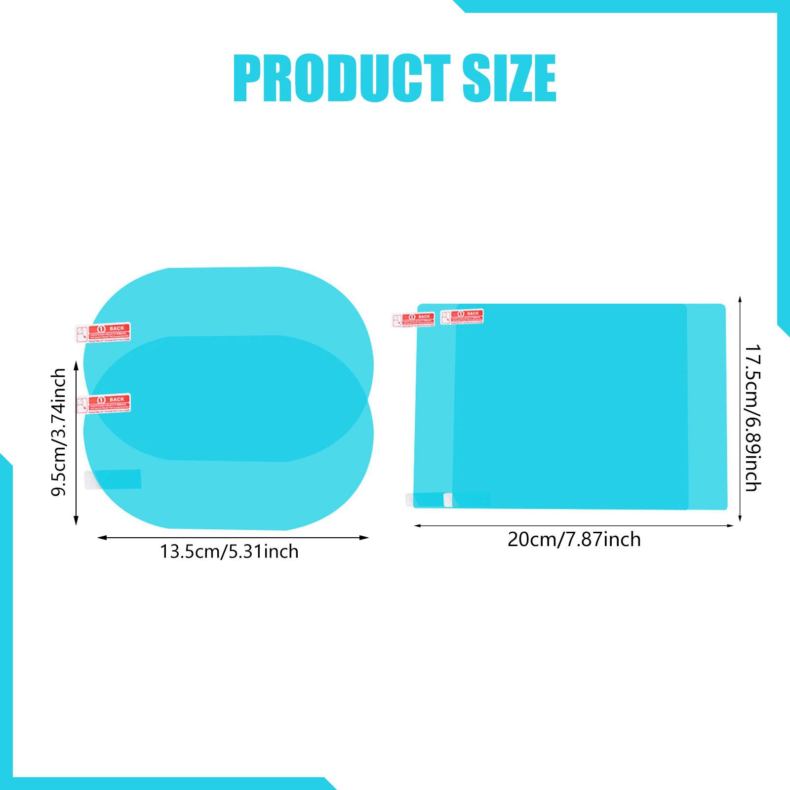 Anti Glare Car Rearview Mirror Film - Film pour vitres latérales de voiture,