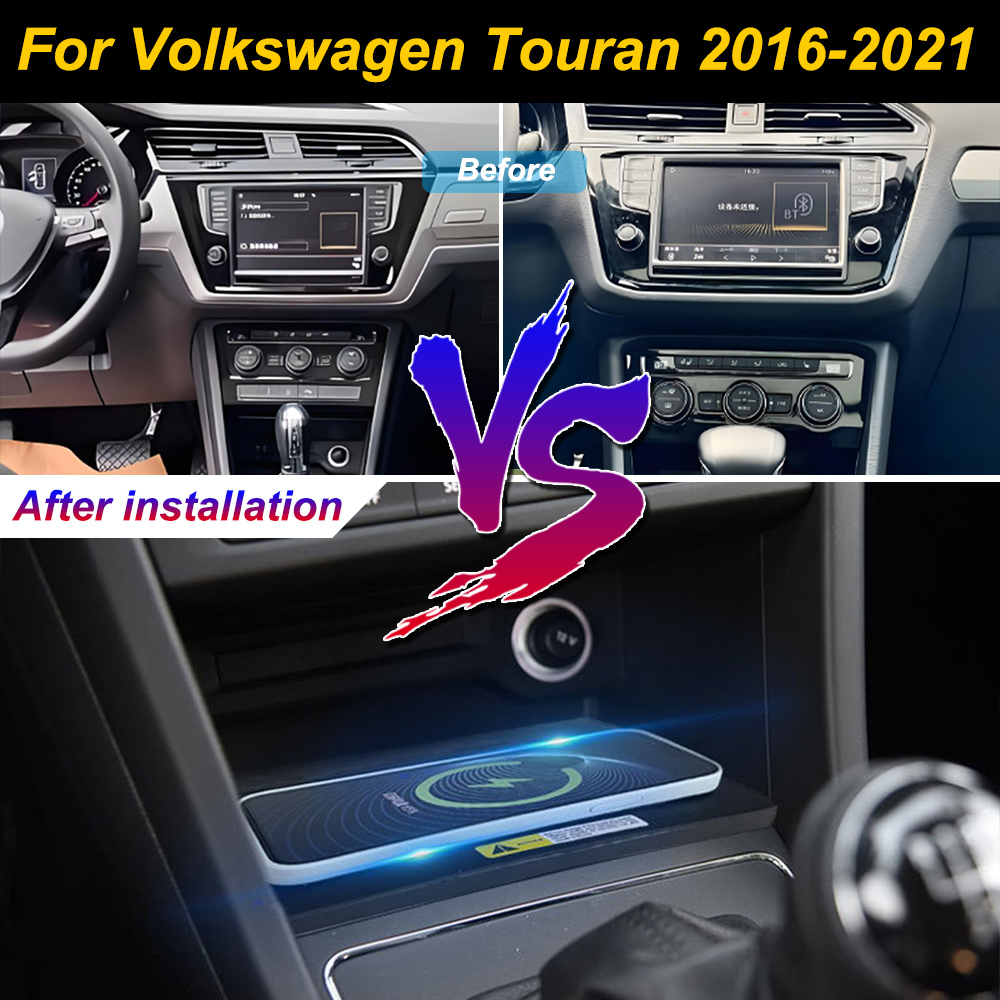 Wireless Car Charger Mount Fast Charging - Chargeur de téléphone portable sans fil