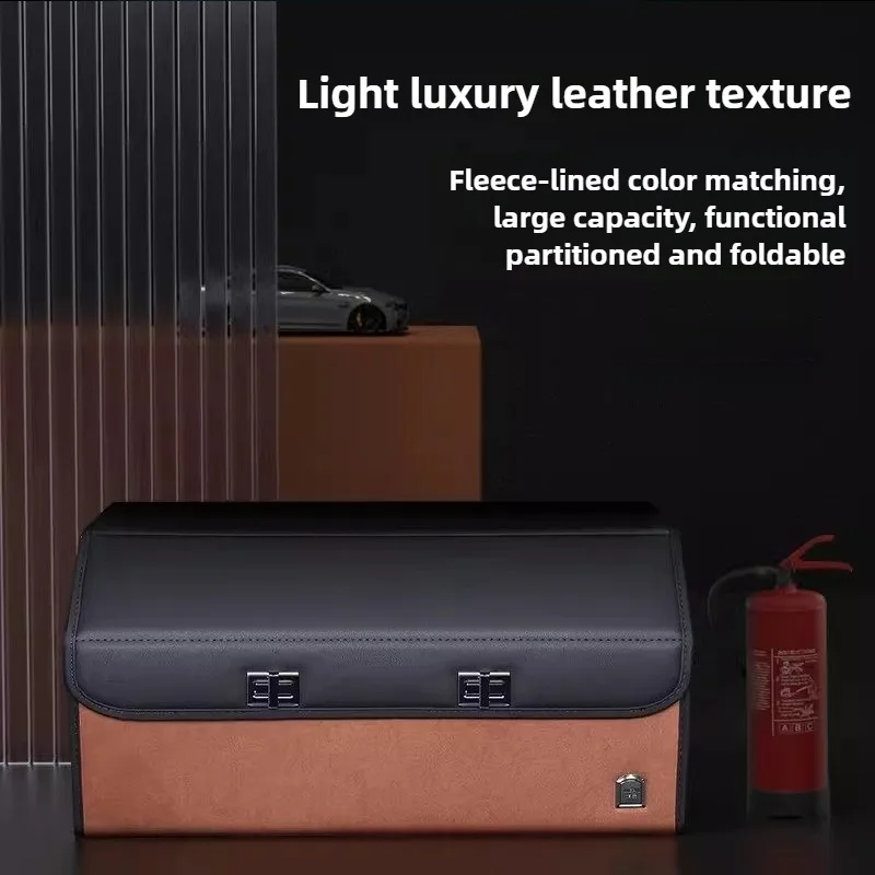 Car Trunk Organizer Foldable Storage Box - Boîte de rangement pour coffre de