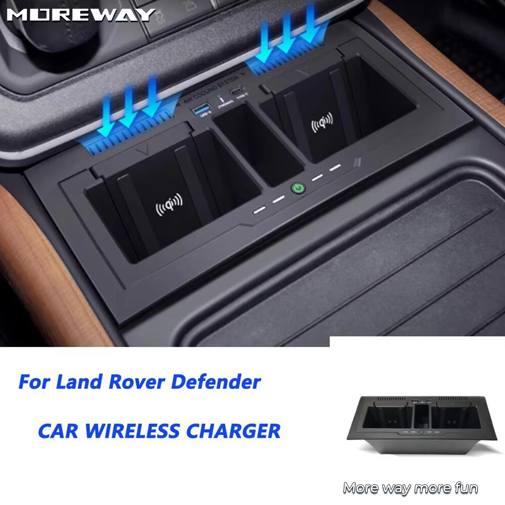 Wireless Car Charger Mount Fast Charging - Chargeur sans fil pour voiture Moreway