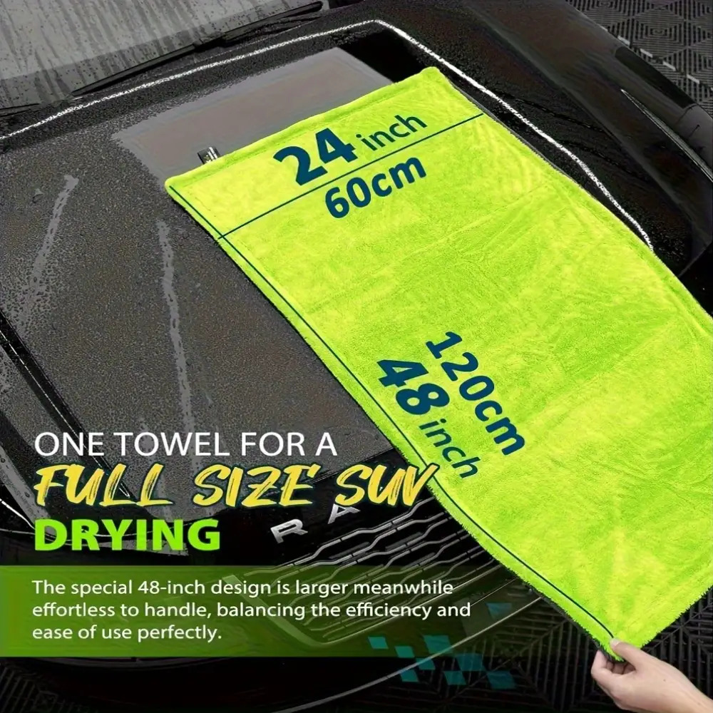 Microfiber Car Drying Towel Super Absorbent - Serviette de séchage pour camion SUV