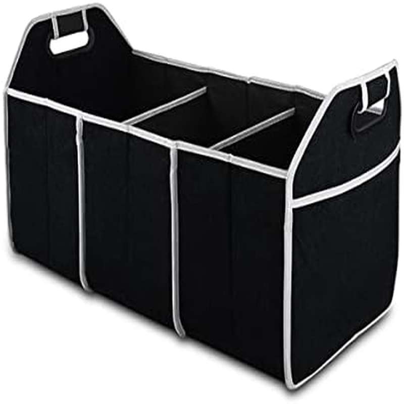 Organisateur de coffre de voit - Car Trunk Organizer Foldable Storage Box avis et prix