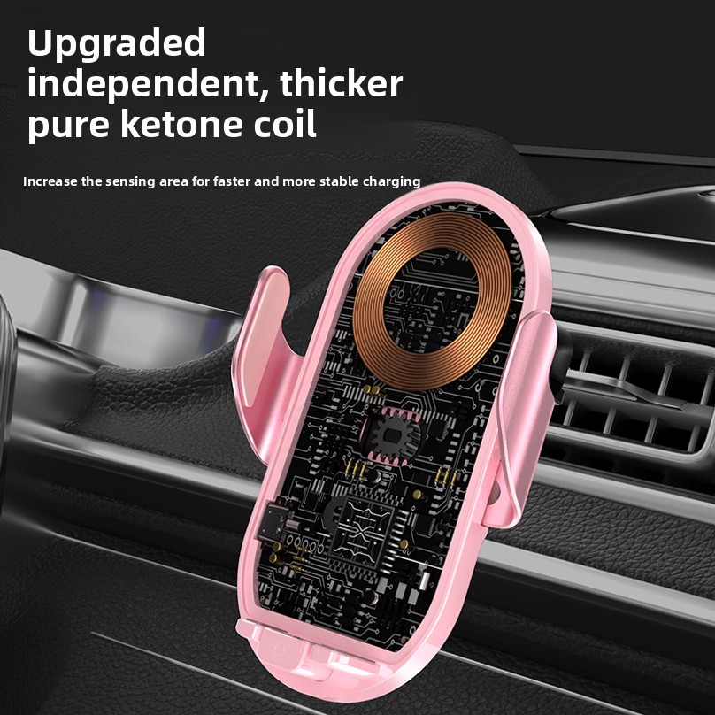Support de téléphone pour voit - Wireless Car Charger Mount Fast Charging avis et prix