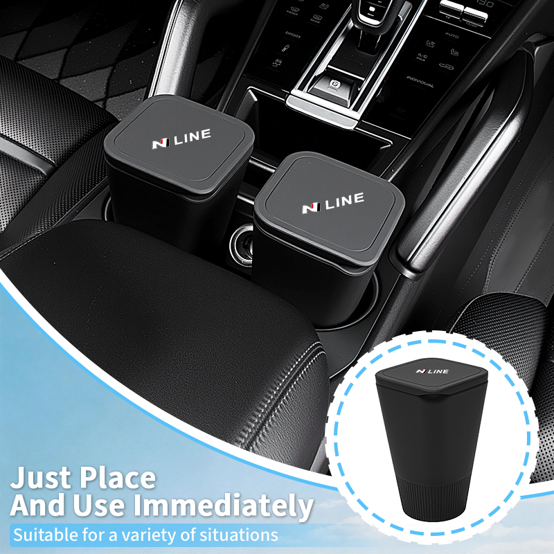 Poubelle de rangement pour por - Waterproof Car Trash Can With Lid avis et prix