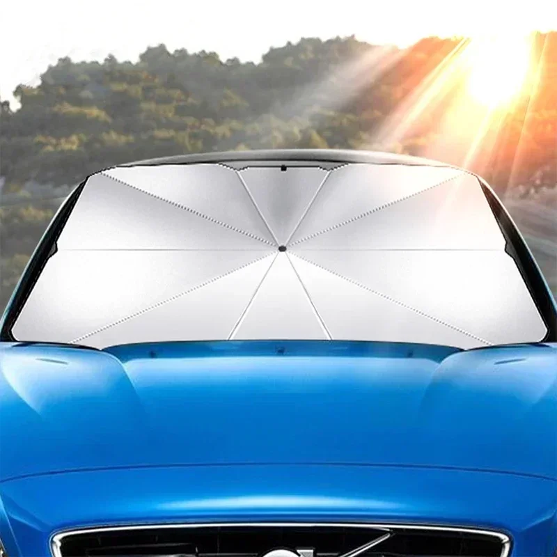 Parasol pare-soleil pliable po - Car Sunshade Windshield Umbrella Foldable avis et prix