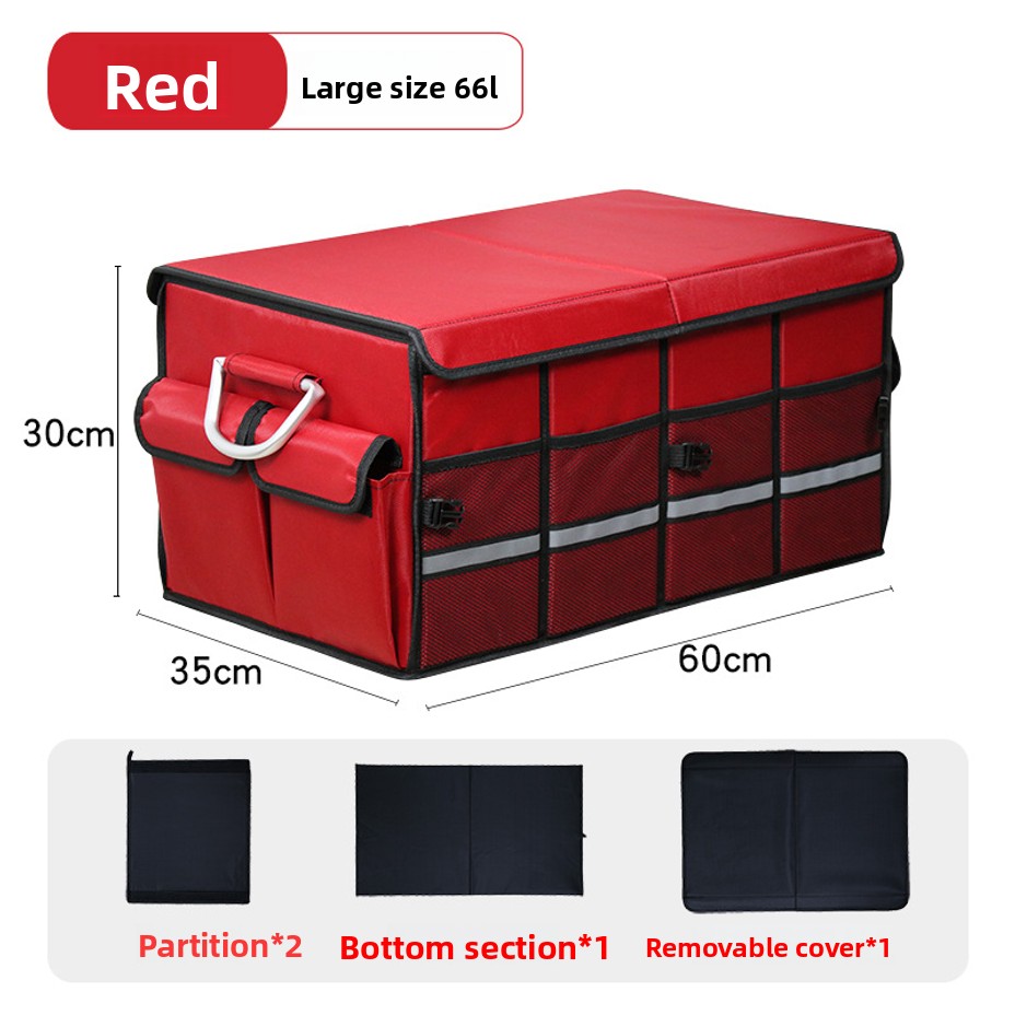 Organisateur de coffre de voit - Car Trunk Organizer Foldable Storage Box avis et prix