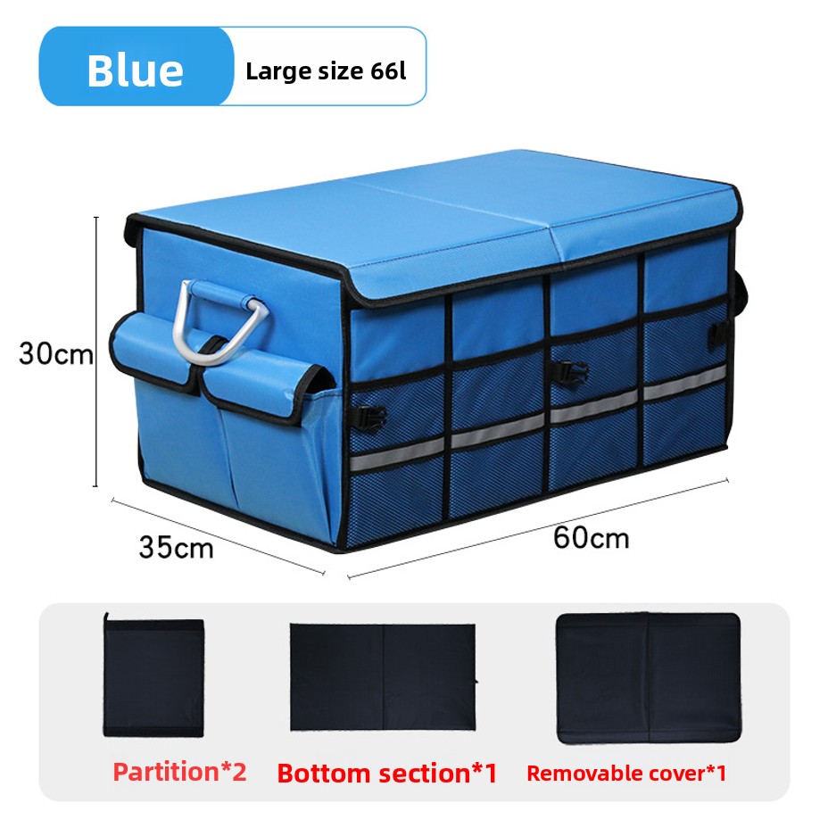 Organisateur de coffre de voit - Car Trunk Organizer Foldable Storage Box avis et prix