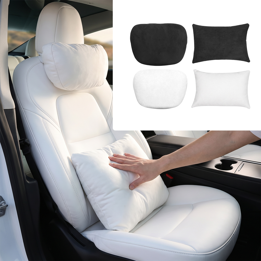 Coussin de soutien lombaire et - Memory Foam Car Neck Pillow Lumbar Support avis et prix