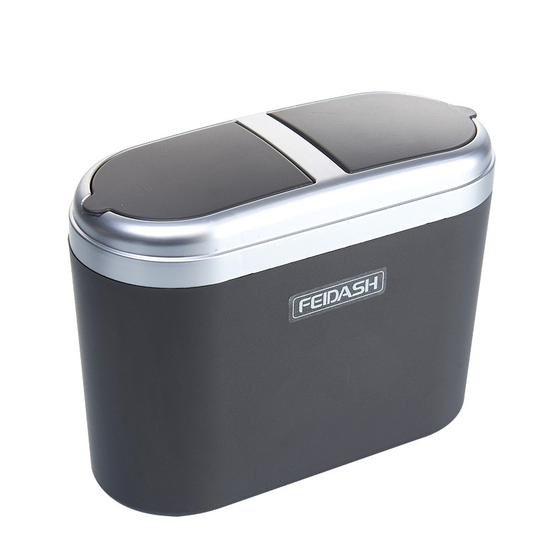Poubelle de voiture en plastiq - Waterproof Car Trash Can With Lid avis et prix