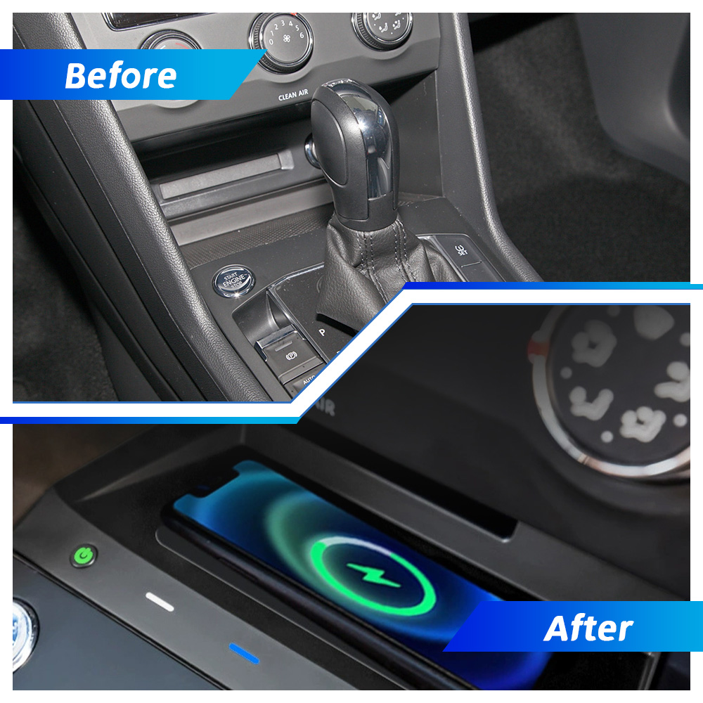 Tapis de chargement sans fil p - Wireless Car Charger Mount Fast Charging avis et prix
