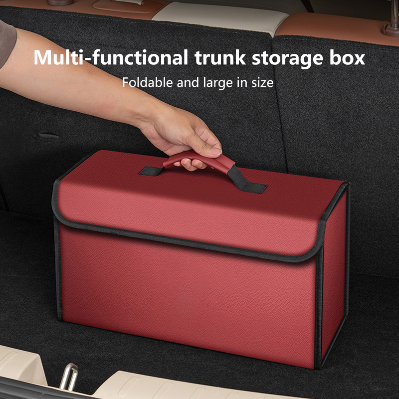 Organisateur de coffre de voit - Car Trunk Organizer Foldable Storage Box avis et prix