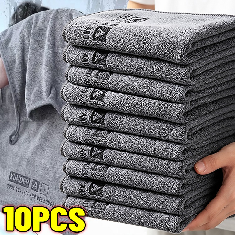 10/1PCS Serviettes de lavage d - Microfiber Car Drying Towel Super Absorbent avis et prix