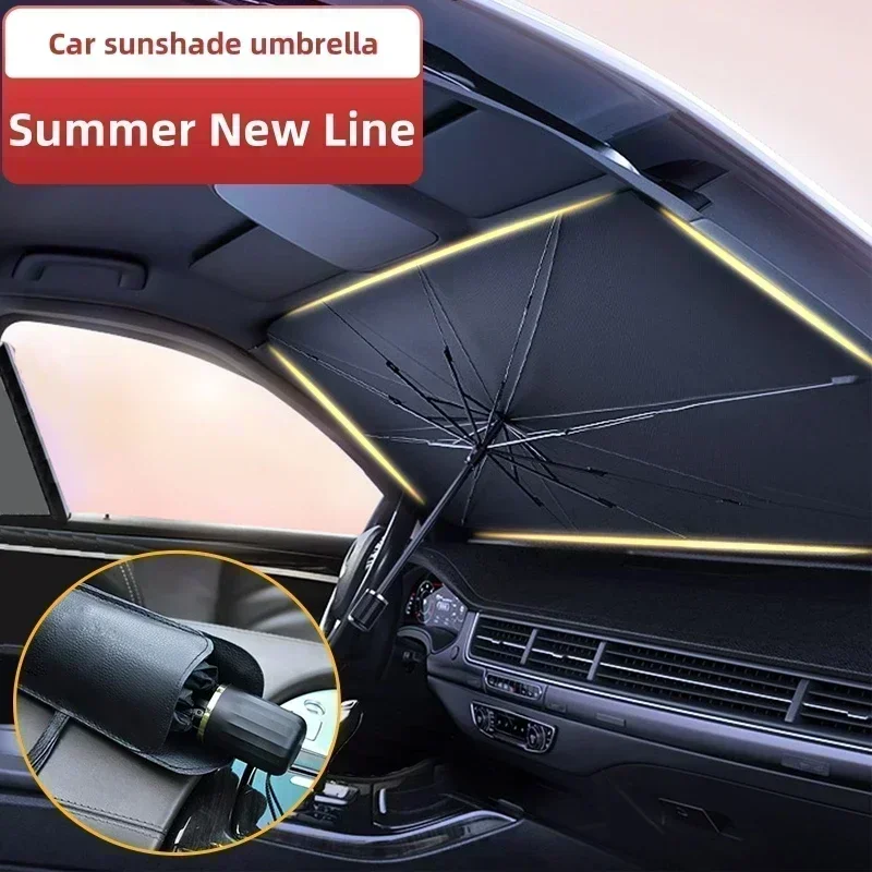 1 pièce, pare-soleil pliable p - Car Sunshade Windshield Umbrella Foldable avis et prix